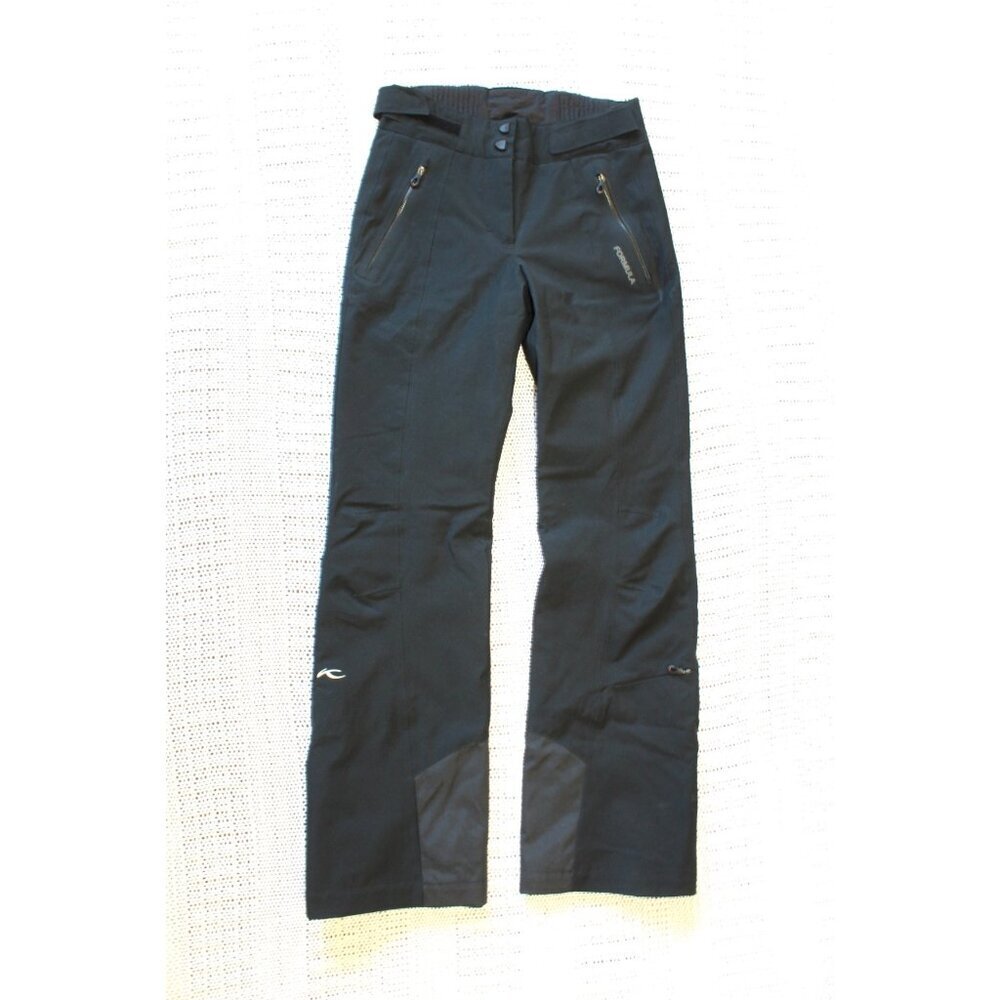 Kjus Formula Insulated Ski black pants women's 34/XS Long performance Dermizax